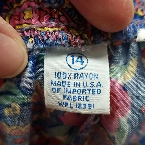 {Portraits by Northern Isles} Women's Vintage Paisley Floral Print Cullottes - Picture 10 of 12